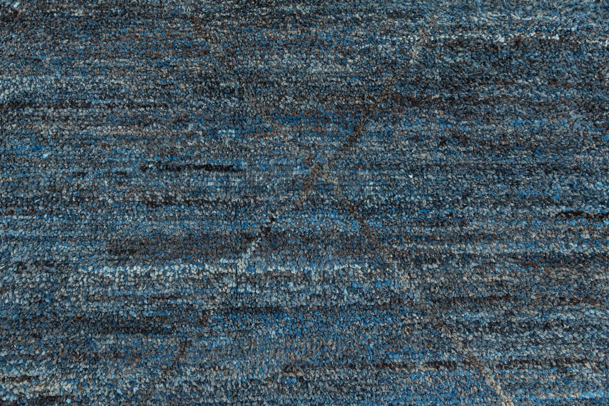 8' 3 x 10' 6 Hand Knotted Moroccan Wool Rug