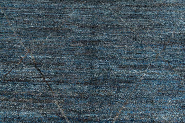 8' 3 x 10' 6 Hand Knotted Moroccan Wool Rug