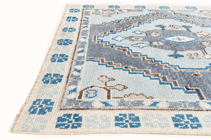 5' x 9' Hand Knotted Moroccan Wool Rug