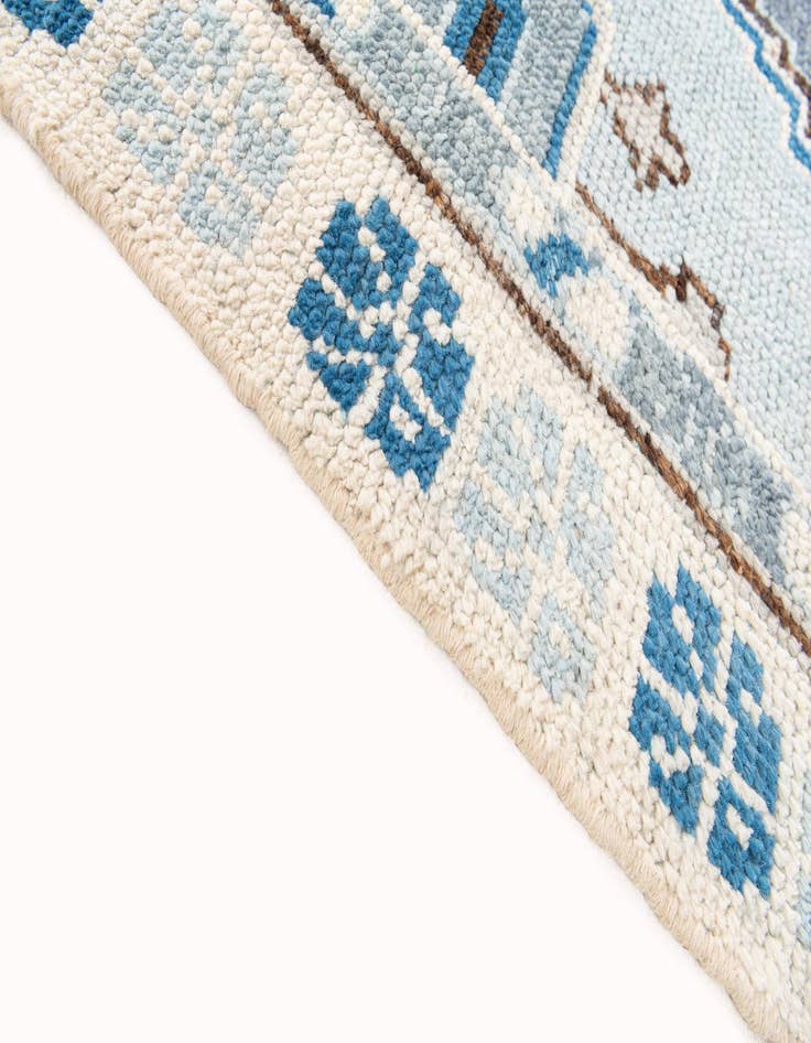 Detail image of 5' x 9'  Hand Knotted Moroccan Wool Rug