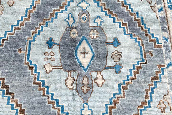 5' x 9' Hand Knotted Moroccan Wool Rug
