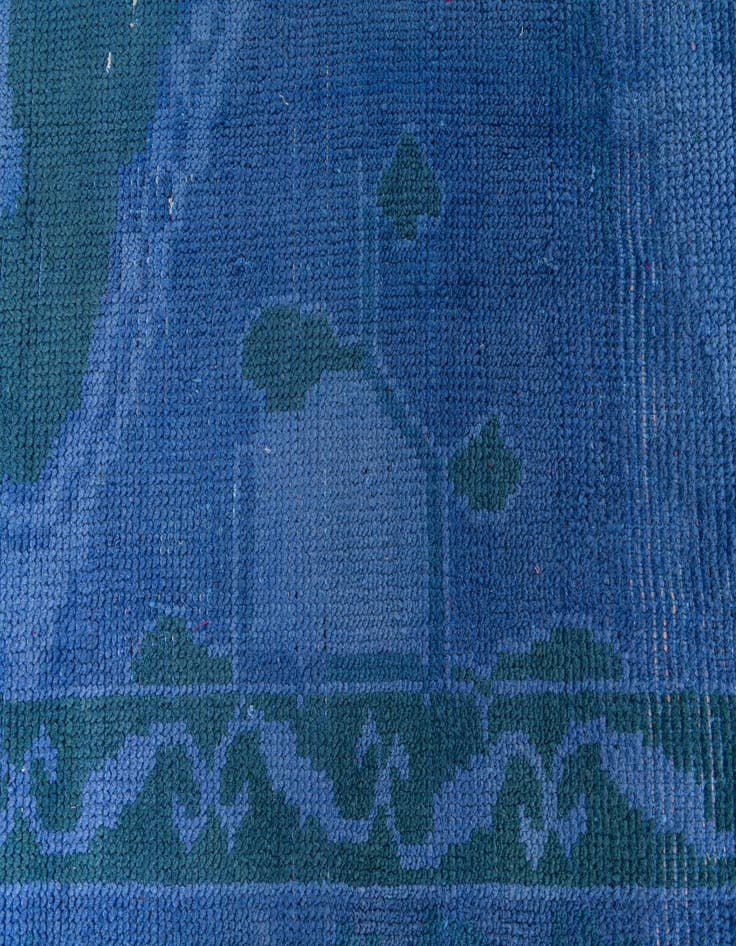 Detail image of 7' 6 x 9' 8  Hand Knotted Moroccan Wool Rug