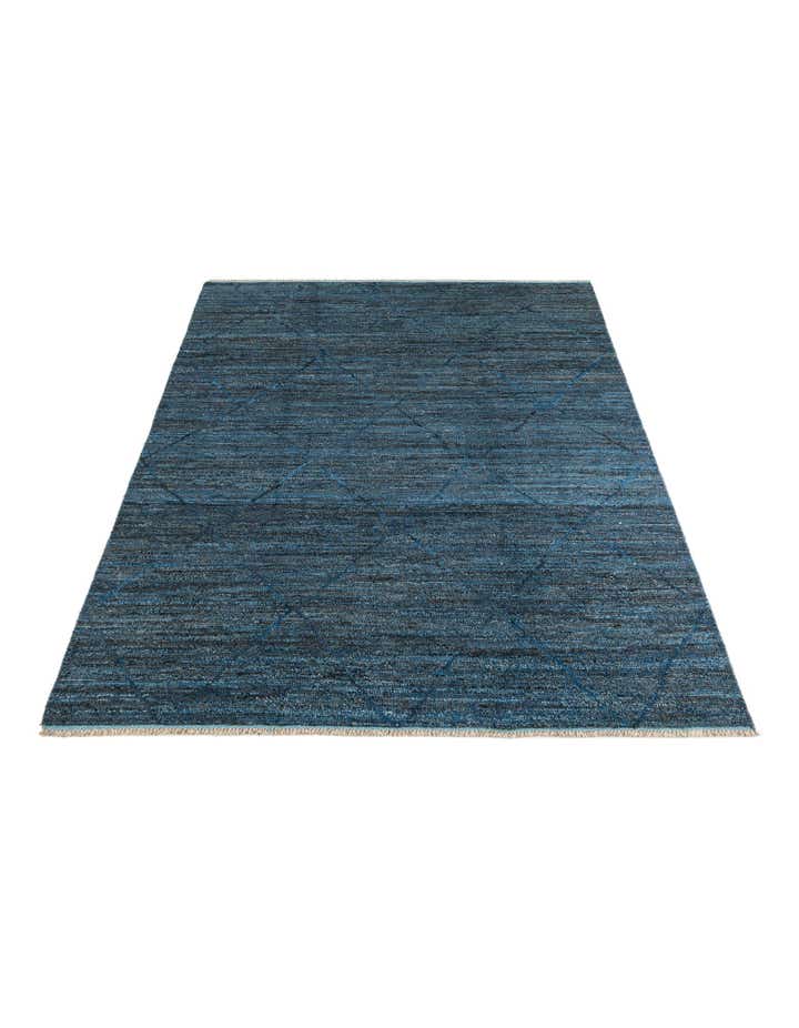 7' 10 x 10' 2 Hand Knotted Moroccan Wool Rug