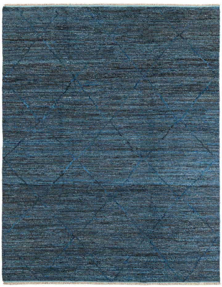 7' 10 x 10' 2 Hand Knotted Moroccan Wool Rug