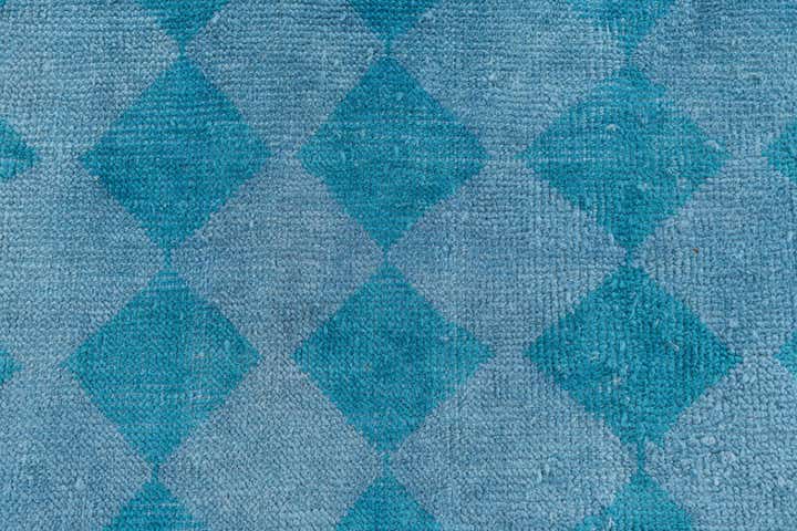 9' x 12' 2 Hand Knotted Moroccan Wool Rug