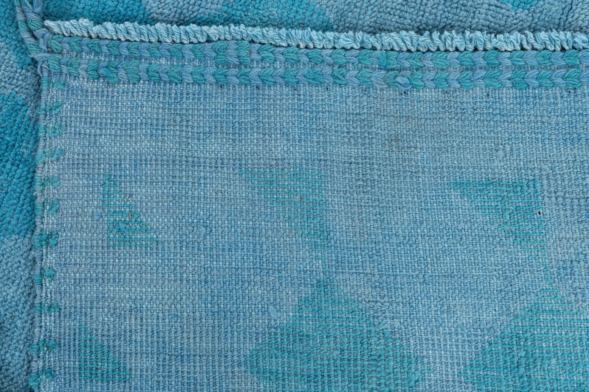 9' x 12' 2 Hand Knotted Moroccan Wool Rug