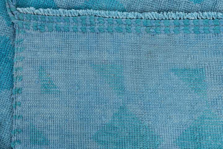 9' x 12' 2 Hand Knotted Moroccan Wool Rug