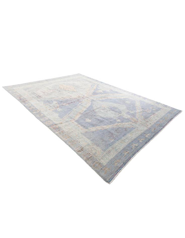 Detail image of 8' 6 x 11' 8 Hand Knotted Moroccan Wool Rug