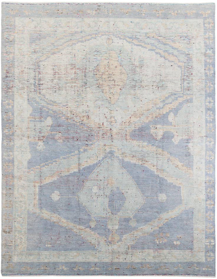 Detail image of 8' 6 x 11' 8 Hand Knotted Moroccan Wool Rug