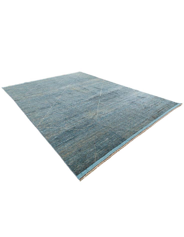 Detail image of 9' 1 x 12' 3 Hand Knotted Moroccan Wool Rug