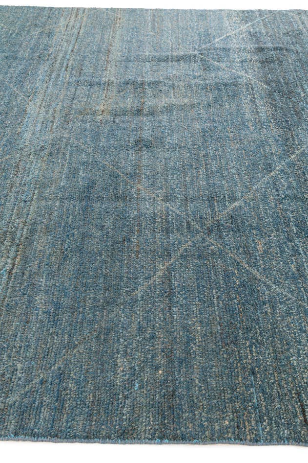 Detail image of 9' 1 x 12' 3 Hand Knotted Moroccan Wool Rug