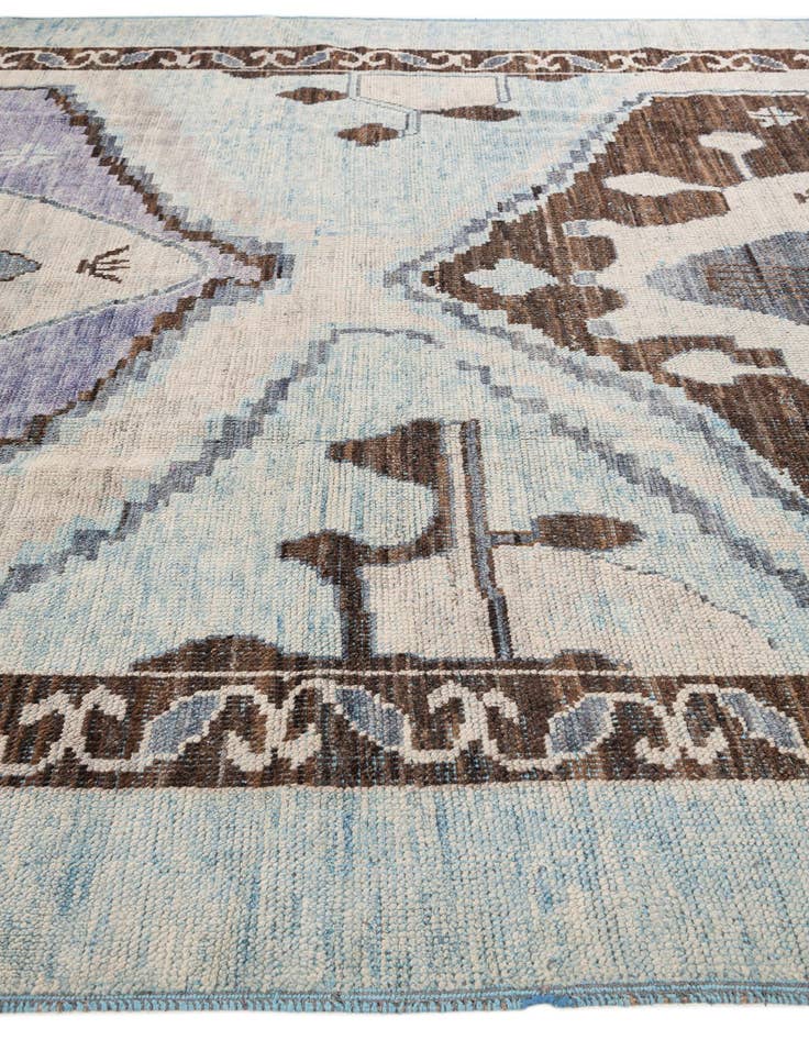 Detail image of 10' 3 x 14' 6  Hand Knotted Moroccan Wool Rug