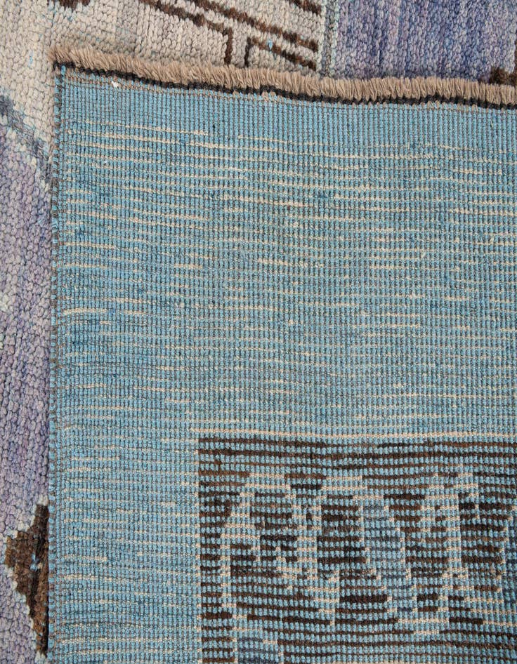 Detail image of 10' 3 x 14' 6  Hand Knotted Moroccan Wool Rug