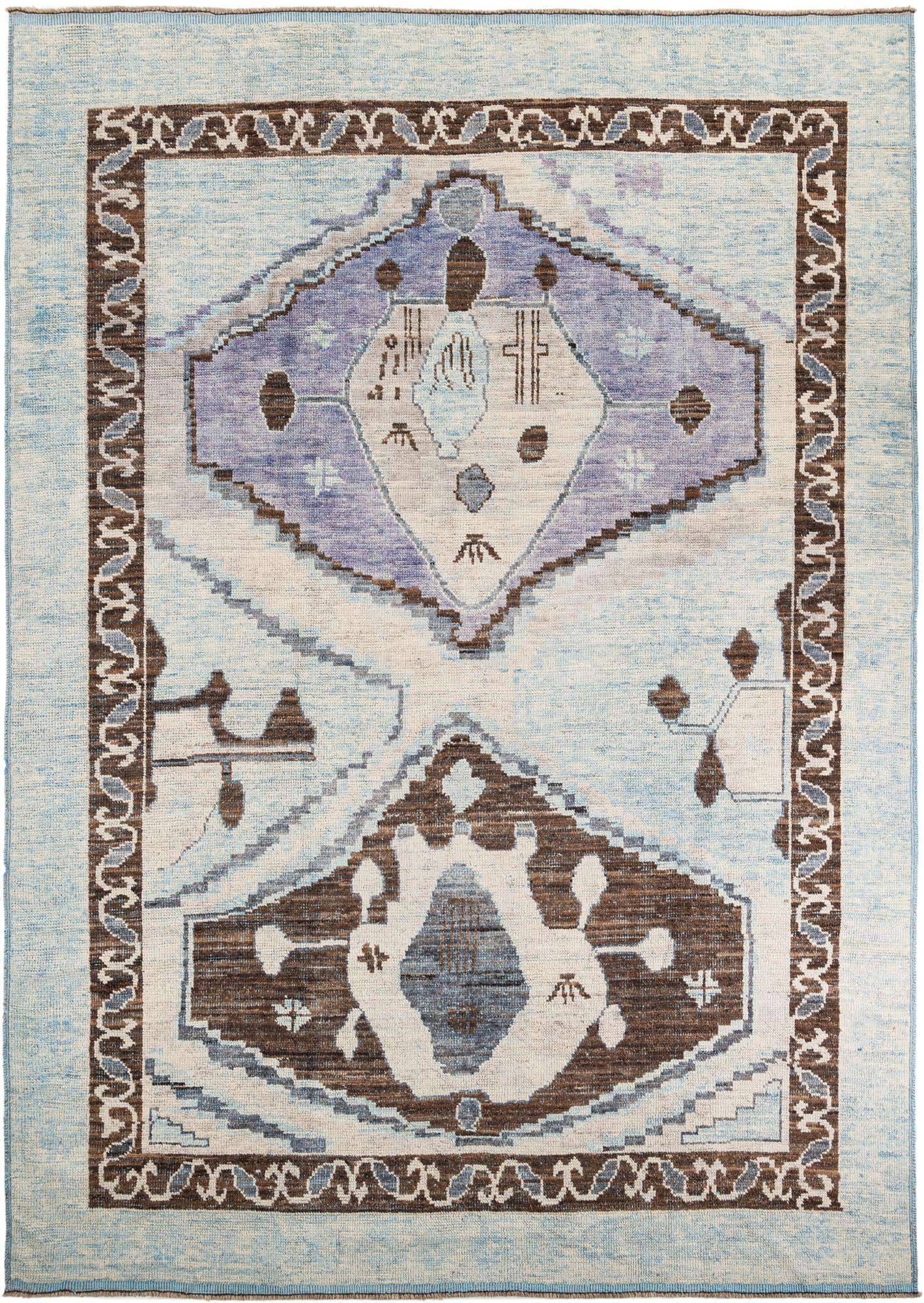 10' 3 x 14' 6 Hand Knotted Moroccan Wool Rug