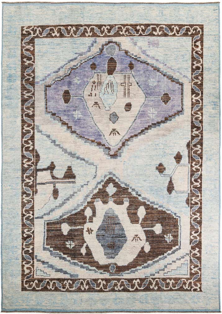 10' 3 x 14' 6 Hand Knotted Moroccan Wool Rug