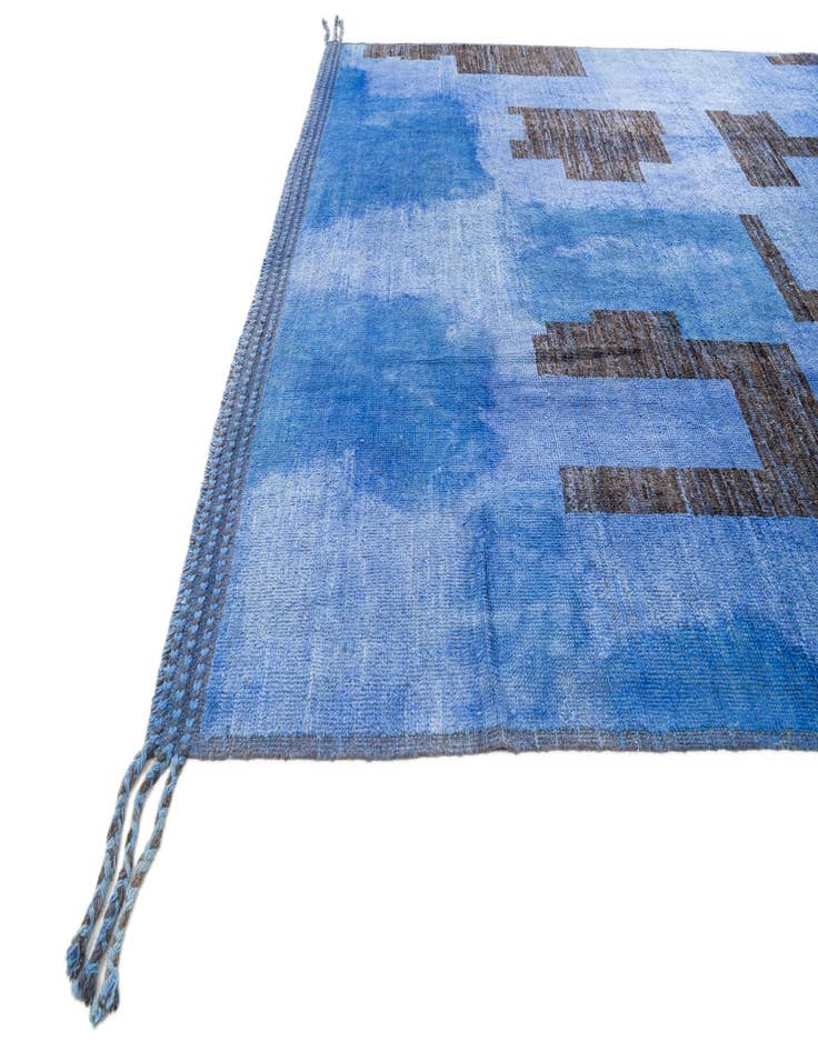 Detail image of 9' 2 x 12' 5  Hand Knotted Moroccan Wool Rug