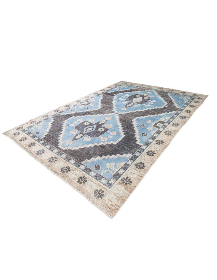 9' 4 x 13' 9 Hand Knotted Moroccan Wool Rug