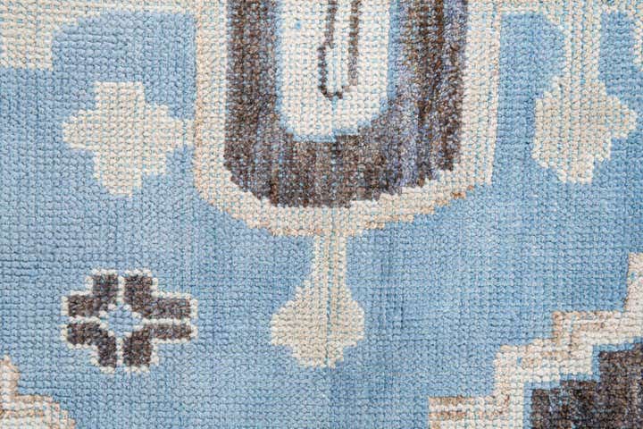 9' 4 x 13' 9 Hand Knotted Moroccan Wool Rug