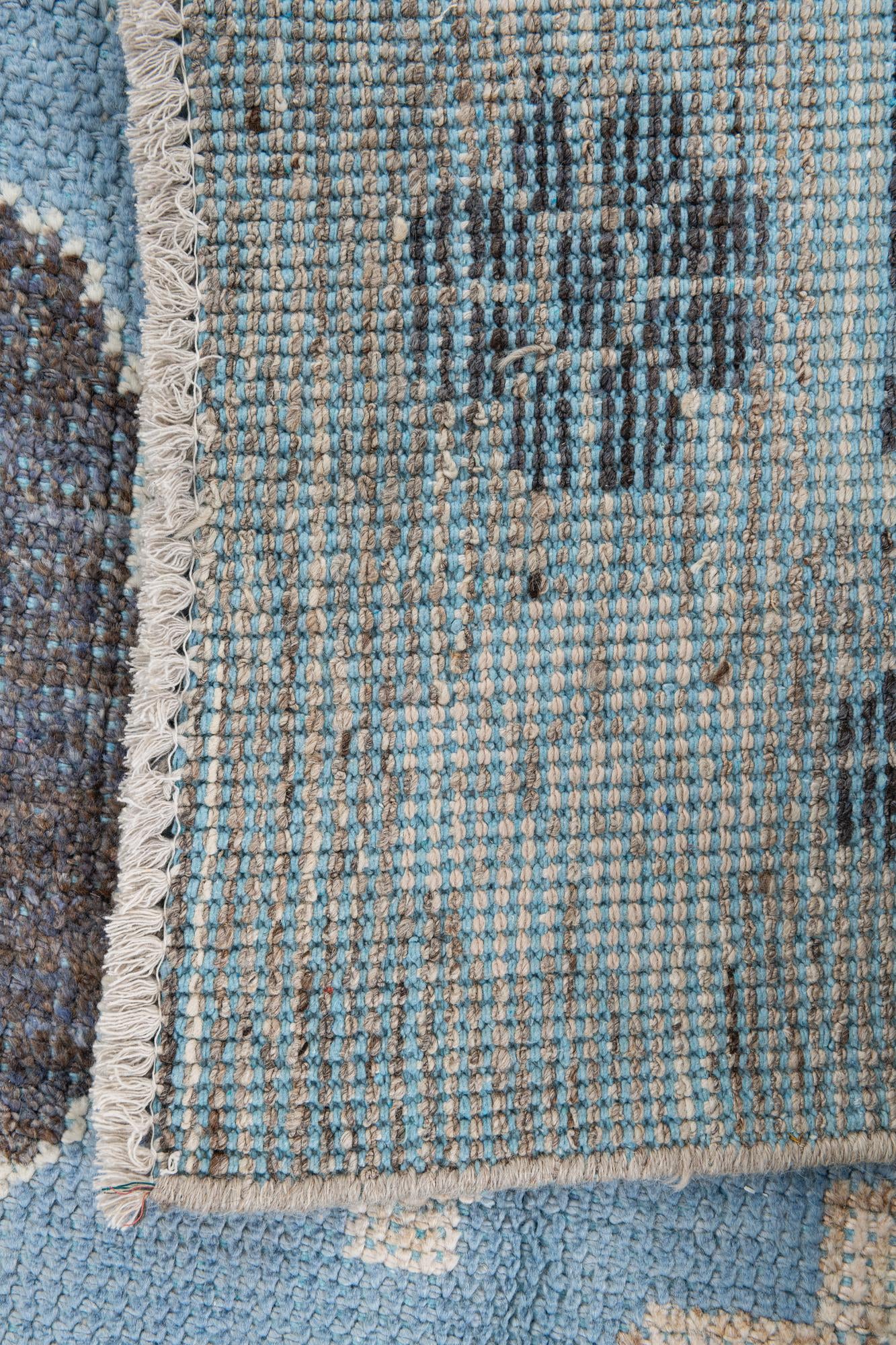 9' 4 x 13' 9 Hand Knotted Moroccan Wool Rug