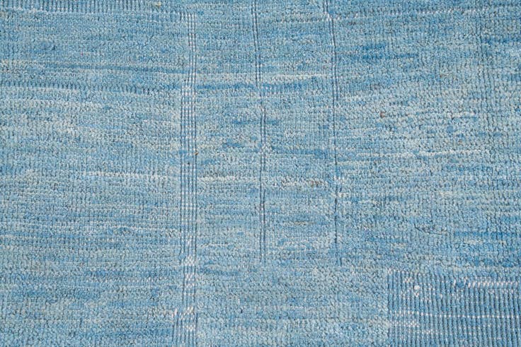 Detail image of 10' 5 x 13' 3 Hand Knotted Moroccan Wool Rug