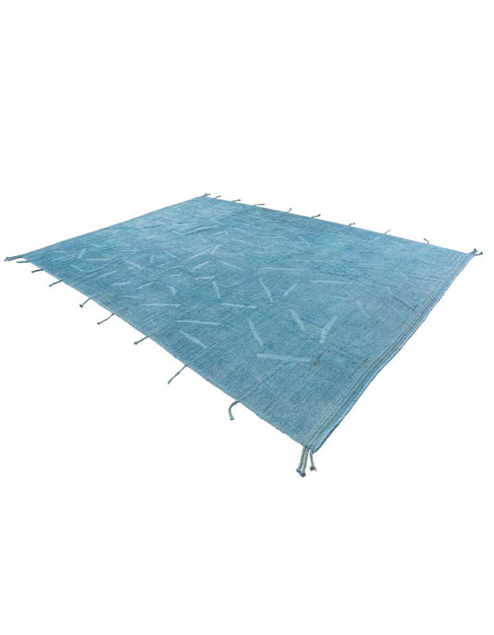 8' 9 x 12' Hand Knotted Moroccan Wool Rug