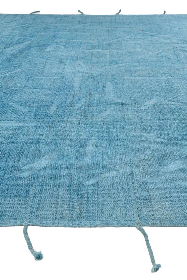 Detail image of 8' 9 x 12' Hand Knotted Moroccan Wool Rug