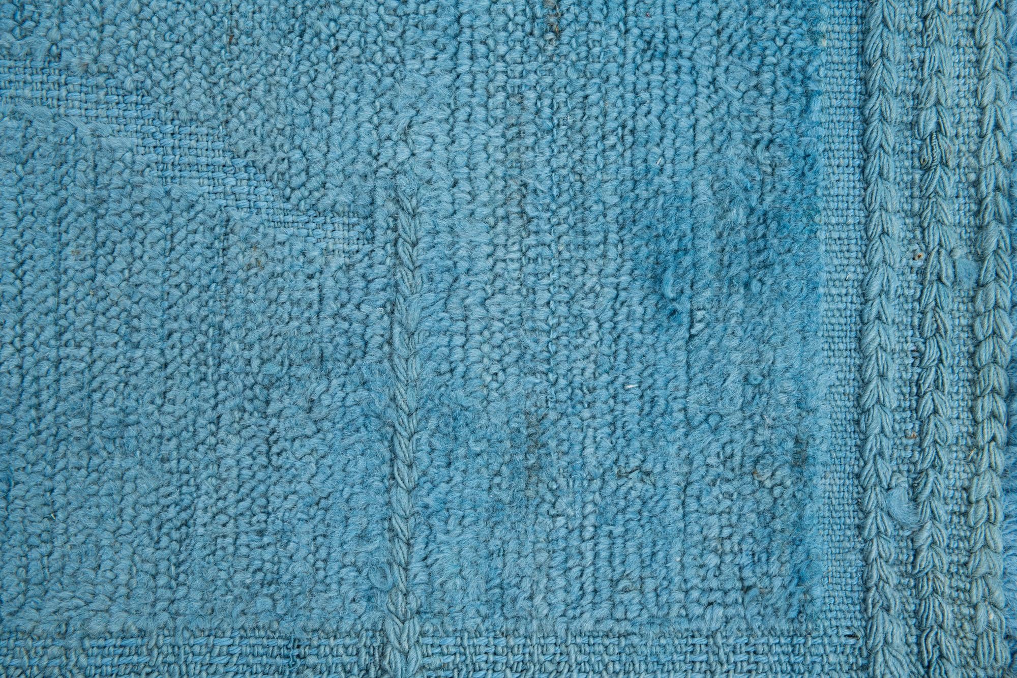 8' 9 x 12' Hand Knotted Moroccan Wool Rug