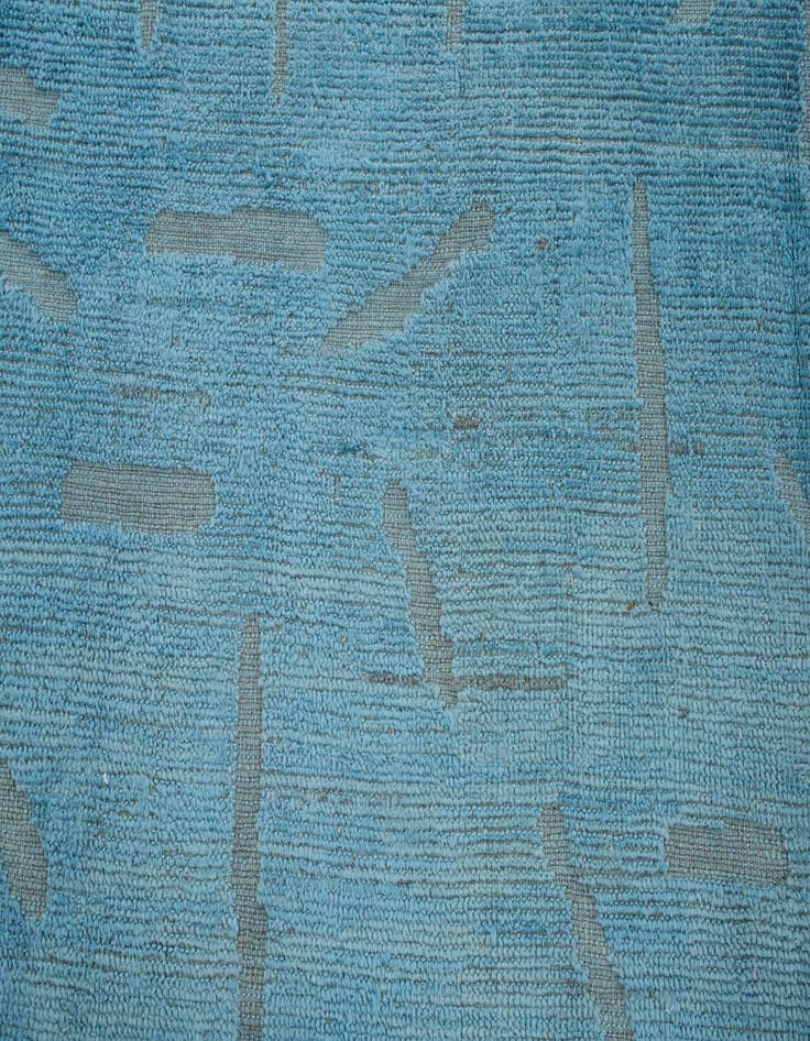 Detail image of 9' x 12'  Hand Knotted Moroccan Wool Rug