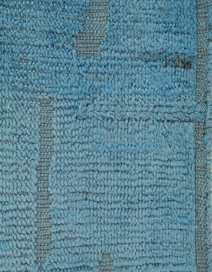 Detail image of 9' x 12'  Hand Knotted Moroccan Wool Rug