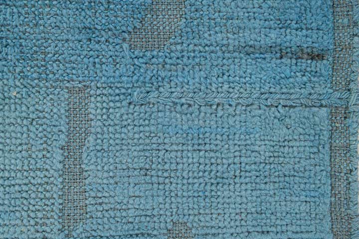 9' x 12' Hand Knotted Moroccan Wool Rug