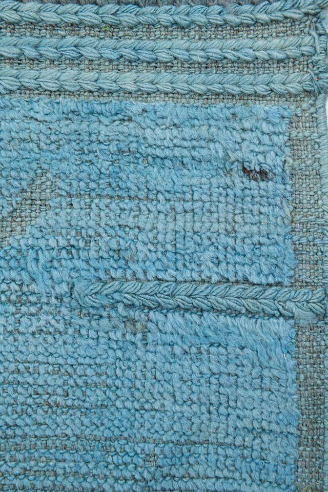 9' x 12' Hand Knotted Moroccan Wool Rug
