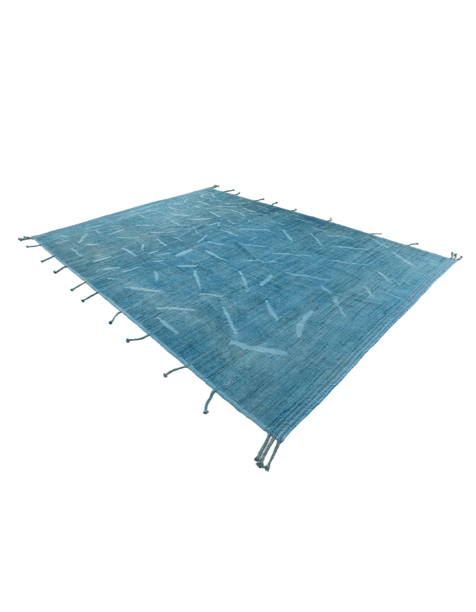 8' 9 x 11' 9 Hand Knotted Moroccan Wool Rug