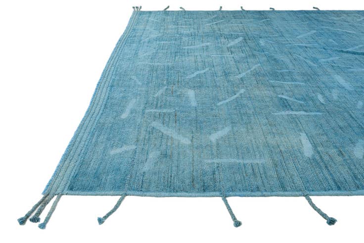 Detail image of 8' 9 x 11' 9 Hand Knotted Moroccan Wool Rug