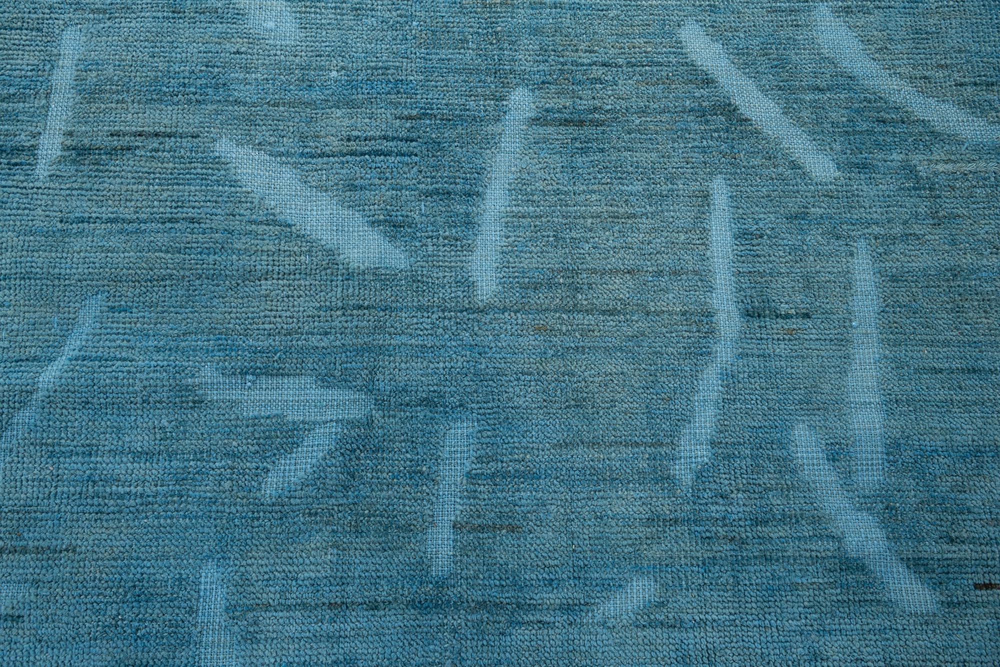 8' 9 x 11' 9 Hand Knotted Moroccan Wool Rug