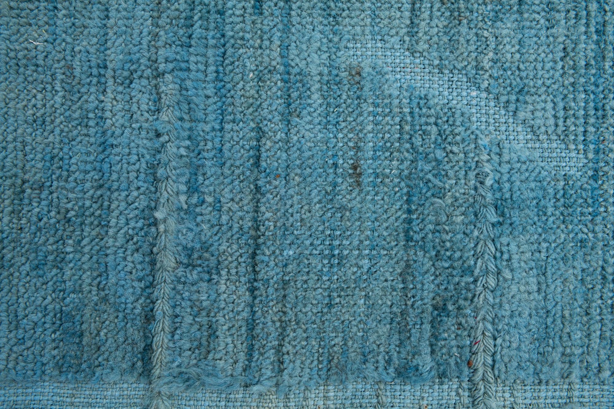 8' 9 x 11' 9 Hand Knotted Moroccan Wool Rug