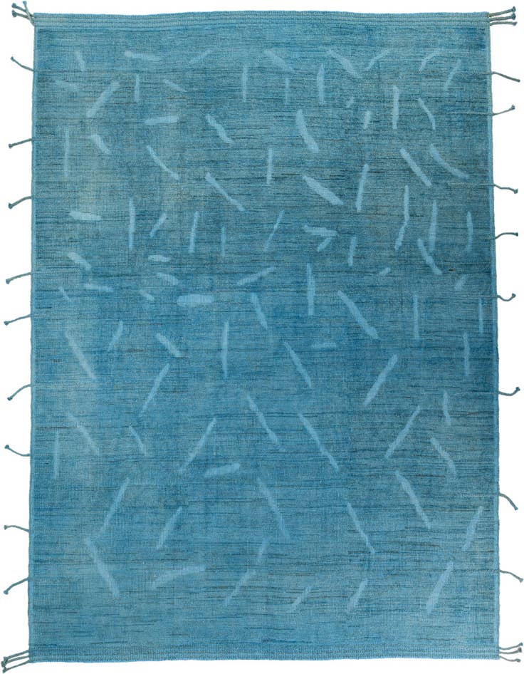 Detail image of 8' 9 x 11' 9 Hand Knotted Moroccan Wool Rug