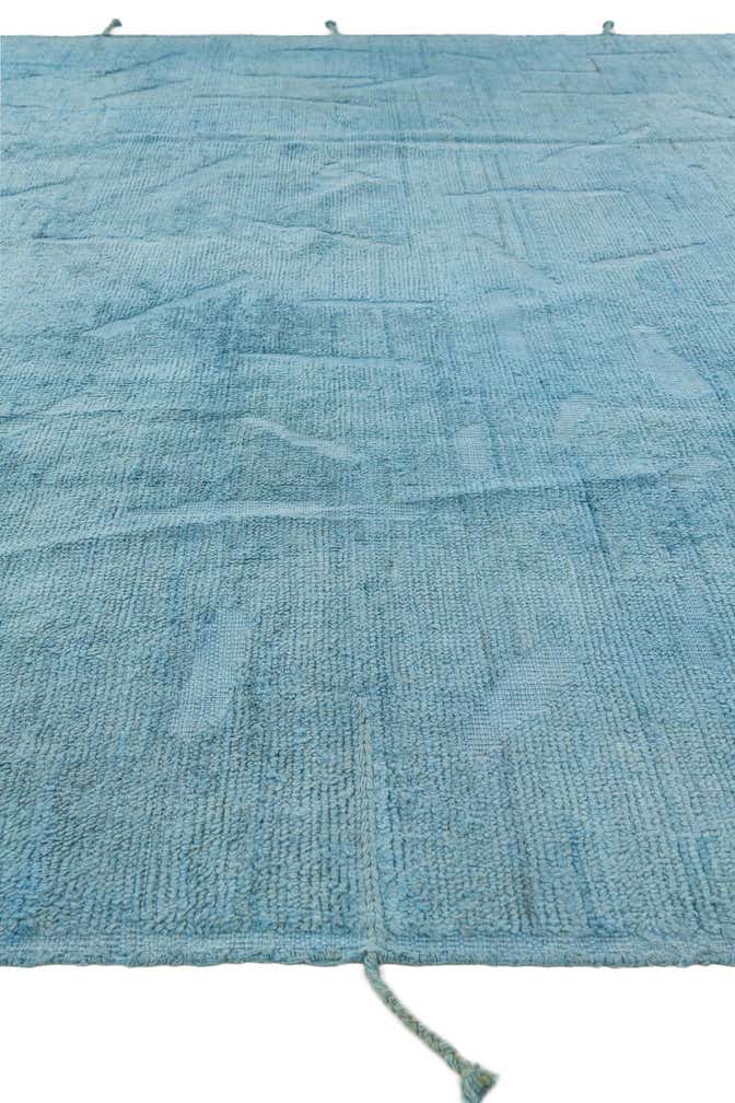 9' x 12' 1 Hand Knotted Moroccan Wool Rug