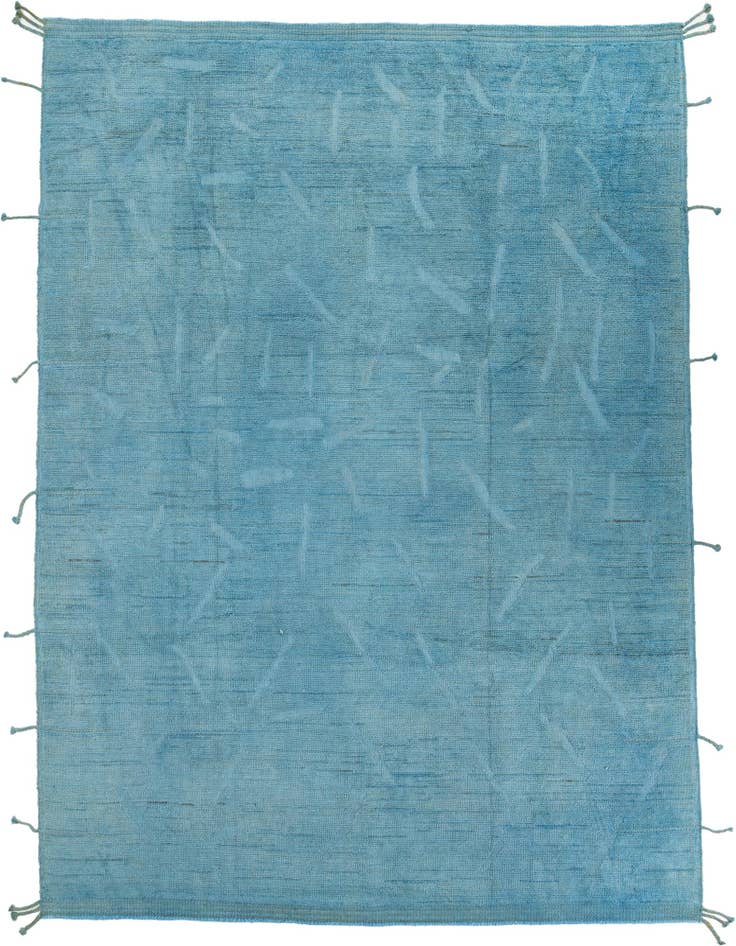 Detail image of 9' x 12' 1 Hand Knotted Moroccan Wool Rug