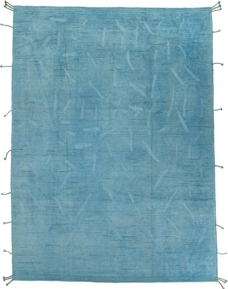 Detail image of 9' x 12' 1 Hand Knotted Moroccan Wool Rug