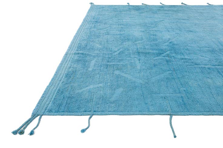 Detail image of 9' x 11' 9 Hand Knotted Moroccan Wool Rug