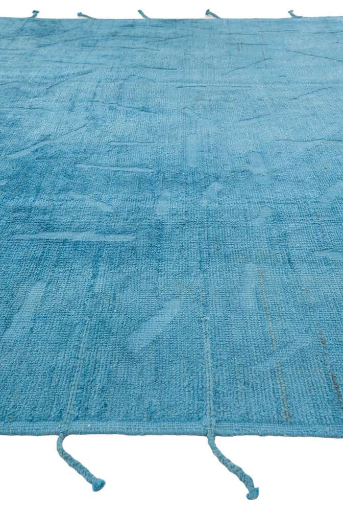 9' x 11' 9 Hand Knotted Moroccan Wool Rug