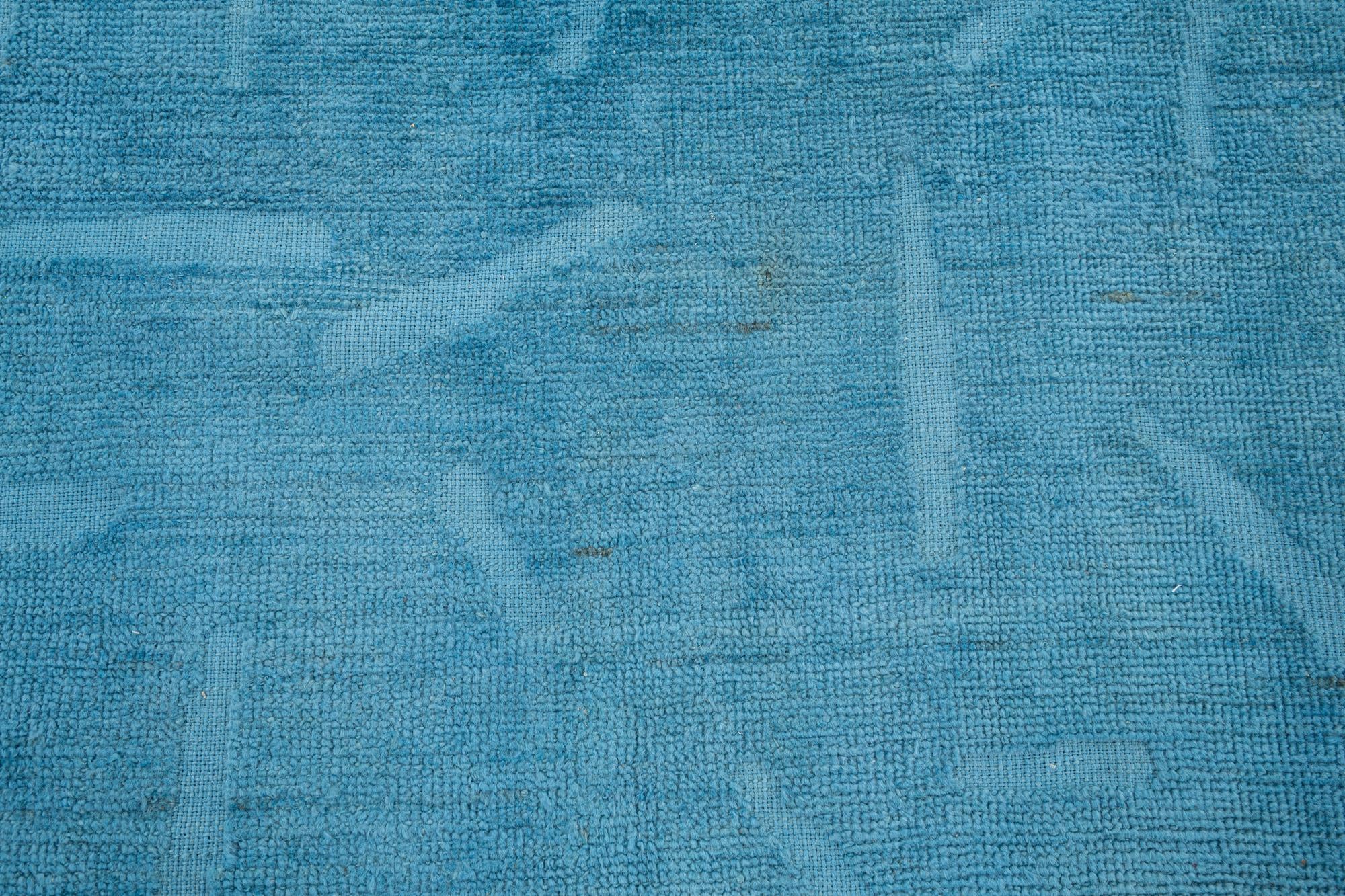9' x 11' 9 Hand Knotted Moroccan Wool Rug