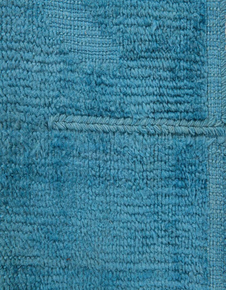 Detail image of 9' x 11' 9  Hand Knotted Moroccan Wool Rug