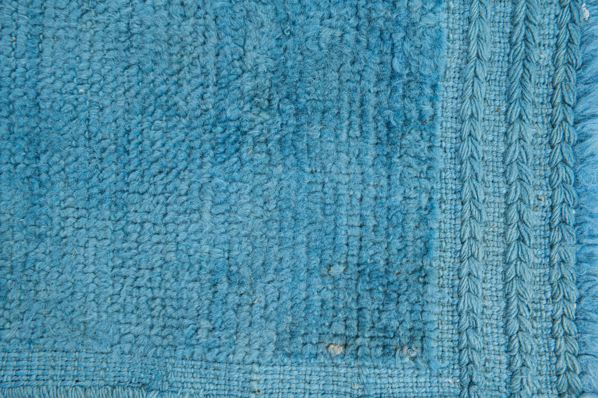 9' x 11' 9 Hand Knotted Moroccan Wool Rug