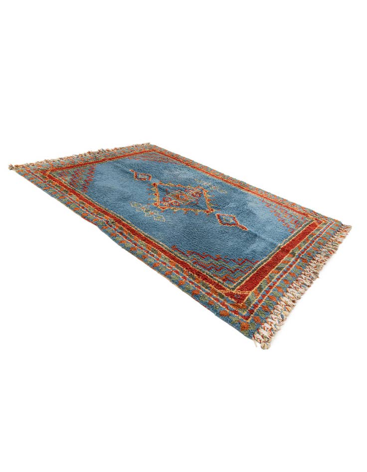 Detail image of 5' 5 x 7' 8  Hand Knotted Moroccan Wool Rug