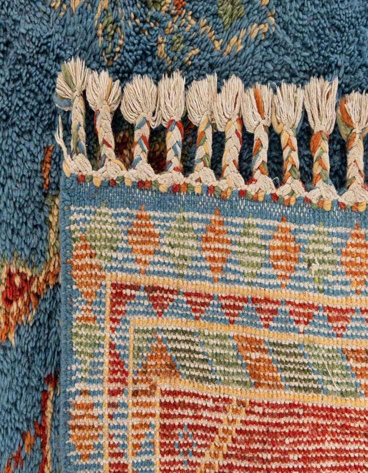 Detail image of 5' 5 x 7' 8  Hand Knotted Moroccan Wool Rug