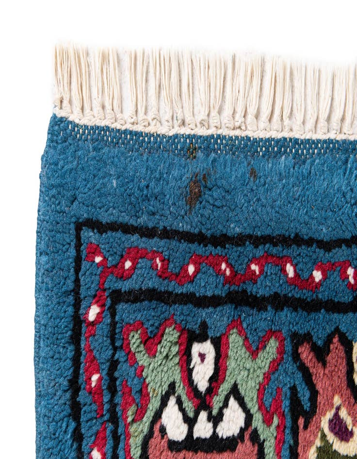 Detail image of 6' 7 x 10' 5  Hand Knotted Moroccan Wool Rug