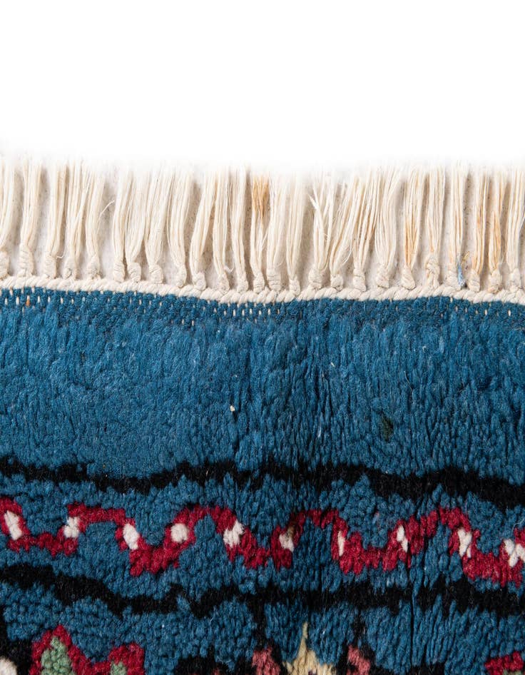 Detail image of 6' 7 x 10' 5  Hand Knotted Moroccan Wool Rug