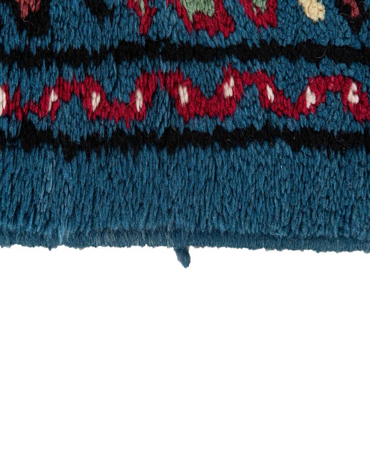 Detail image of 6' 7 x 10' 5  Hand Knotted Moroccan Wool Rug