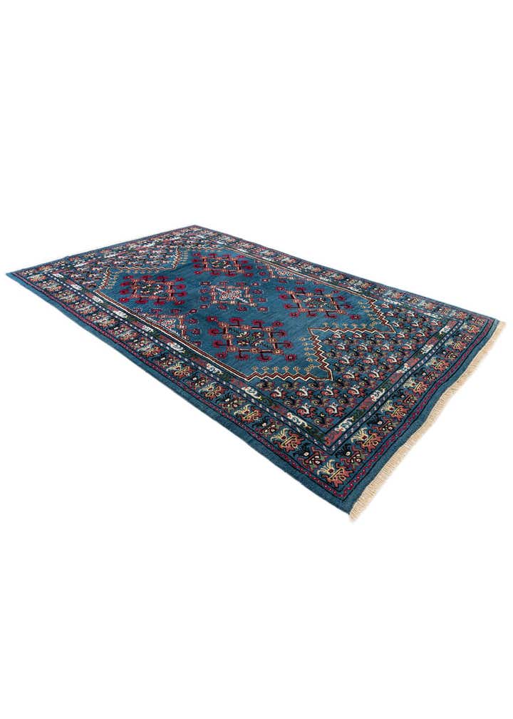 6' 7 x 10' 5 Hand Knotted Moroccan Wool Rug